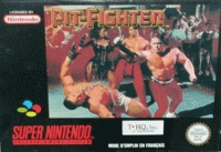 Pit-Fighter PAL Super Nintendo PAL box art